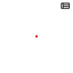 EOTech EXPS3-1 holographic sight single 1 MOA dot reticle diagram