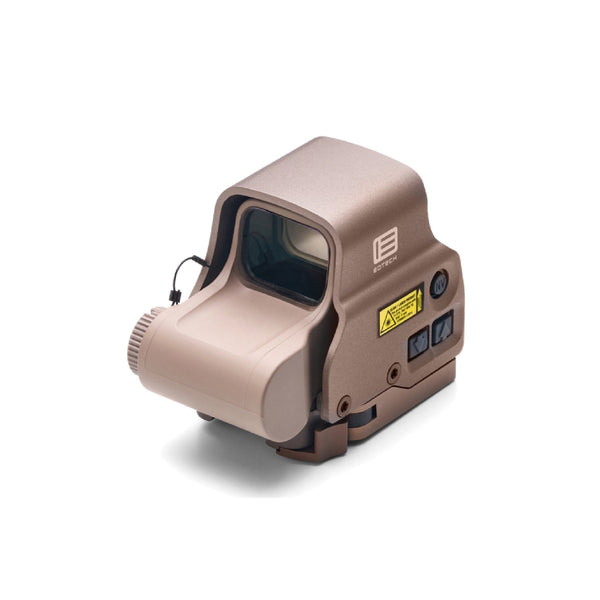 EOTech EXPS3-DCR holographic sight tan front three-quarter view from the right