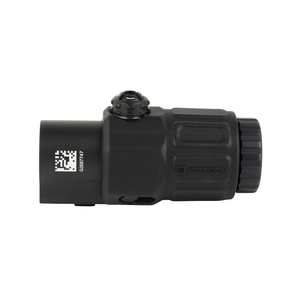 EOTech G33 3x magnifier no mount side view on a white background
