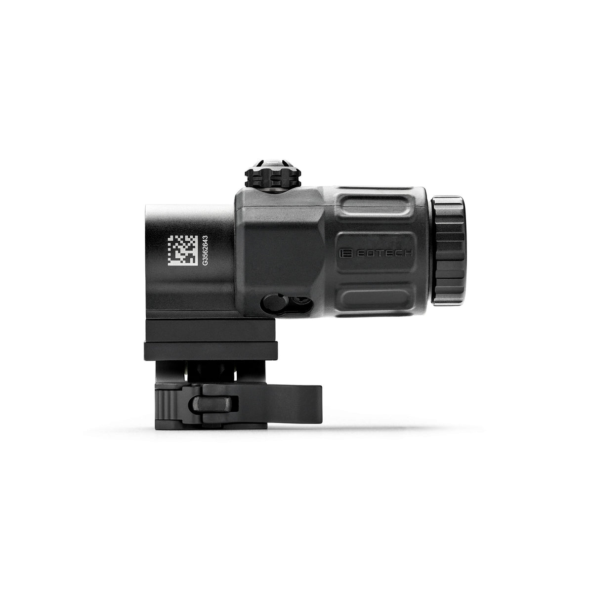 EOTech G33 3x magnifier with STS mount front three-quarter view