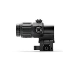 EOTech G33 3x magnifier with STS mount side view on a white background