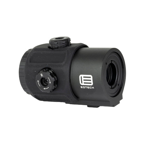 EOTech G43 3x magnifier no mount front three-quarter view showing the objective lens