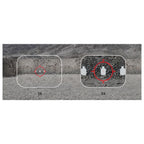 EOTech G43 3x magnifier 1x versus 3x magnified target view comparison