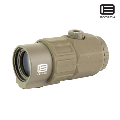 EOTech G45 5x magnifier in tan, supplied without a mount