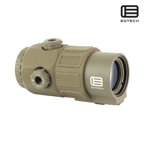 EOTech G45 5x magnifier in tan, supplied without a mount, model G45.NMTAN
