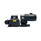 EOTech HHS V EXPS3-4 holographic weapon sight and G45 5x magnifier side view