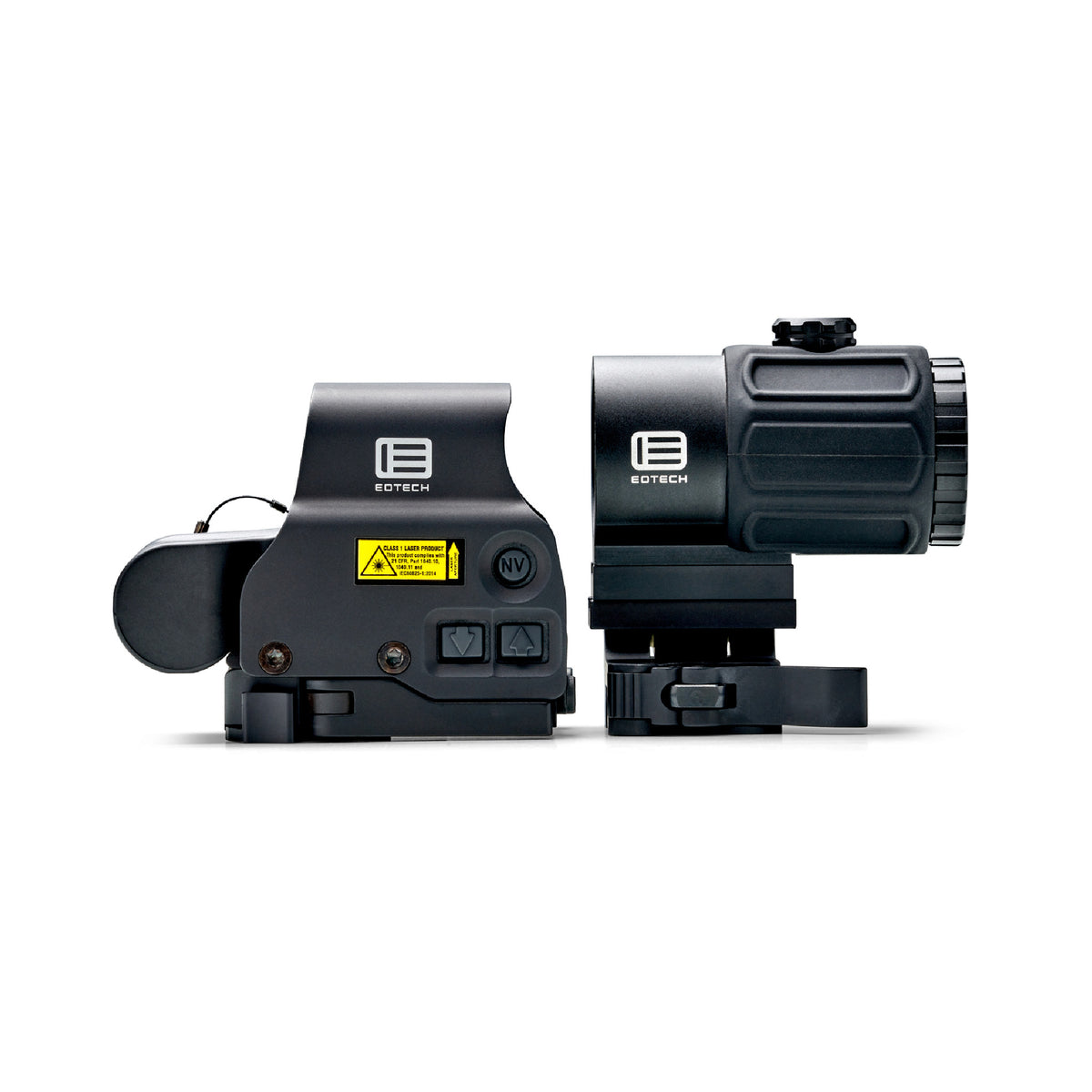 EOTech HHS VI EXPS3-2 holographic weapon sight and G43 3x magnifier side view