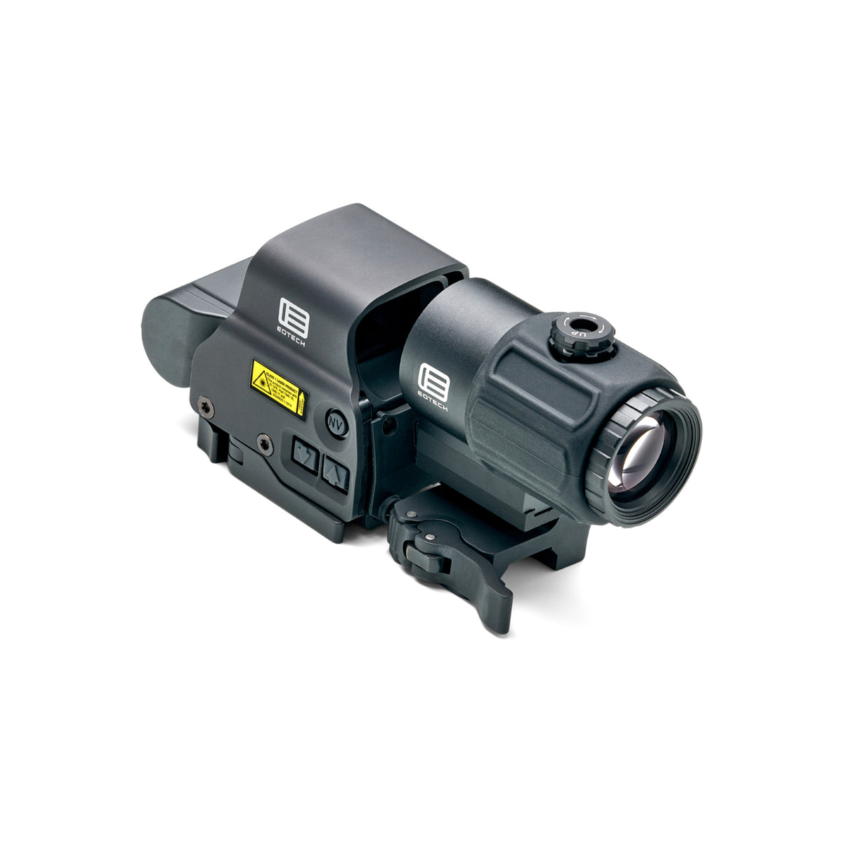 EOTech HHS VI EXPS3-2 holographic weapon sight and G43 3x magnifier front three-quarter view
