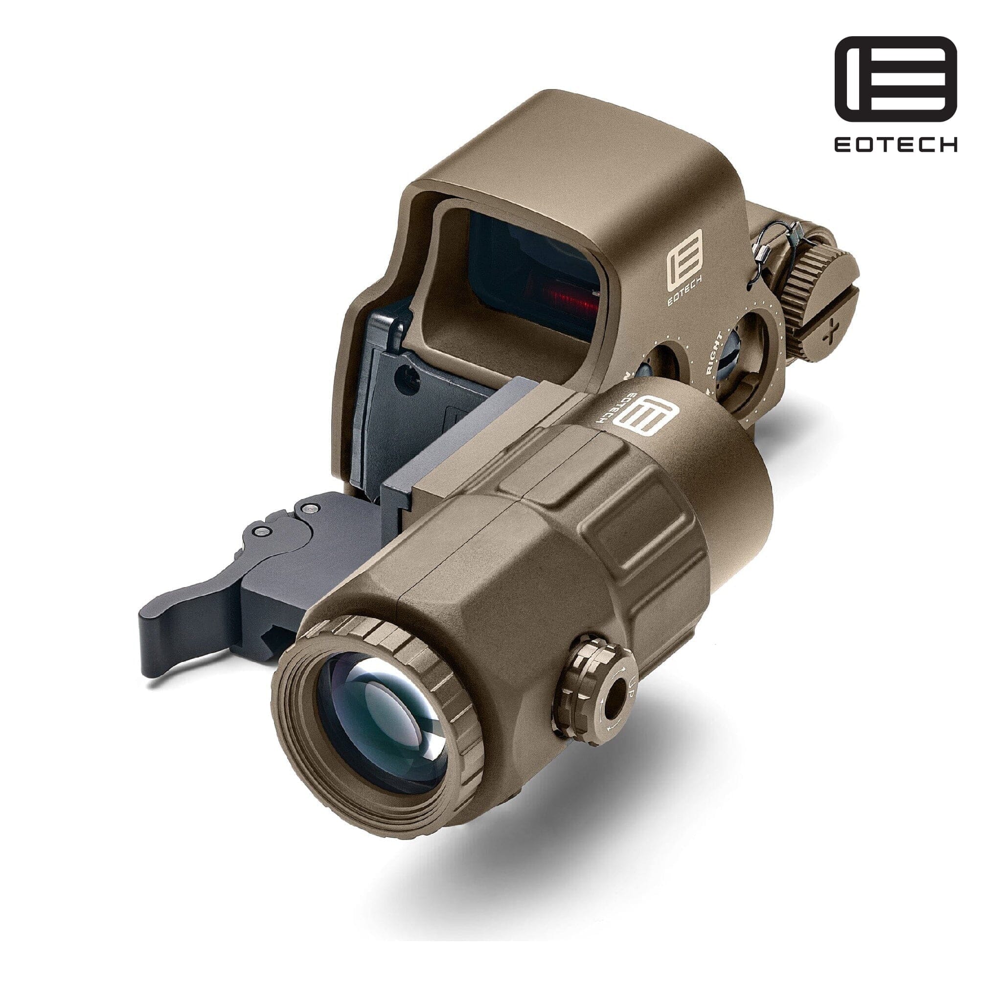EOTech HHS VIII Tan Holographic Hybrid Sight System EXPS3-0 & G33 Magnifier – HHSVIIITAN Holographic Weapon Sight EOTech 