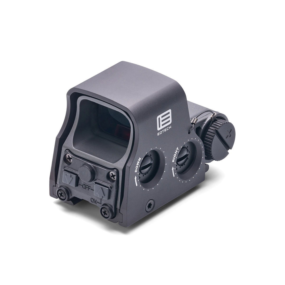 EOTech XPS2-0 holographic sight grey rear three-quarter view showing the buttons