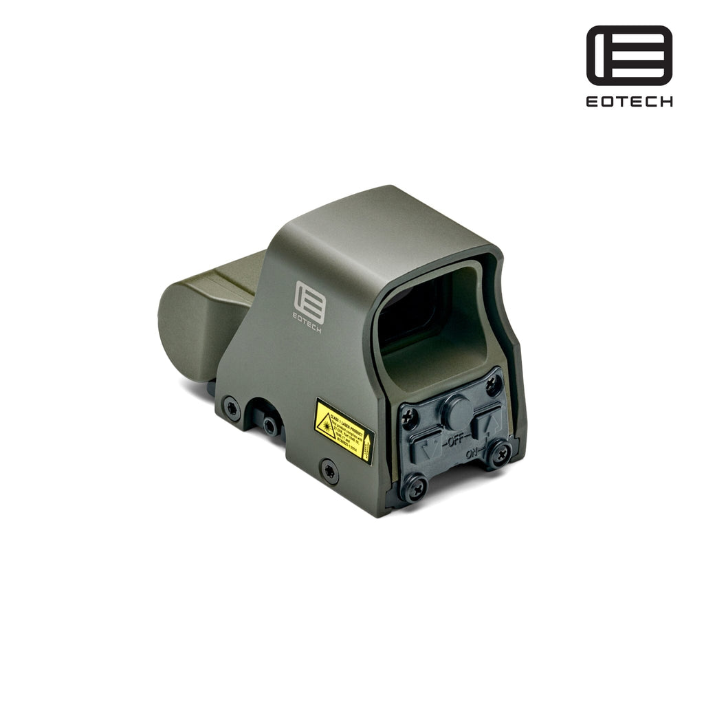 EOTech XPS2-0 holographic weapon sight in olive drab green, close-up product view