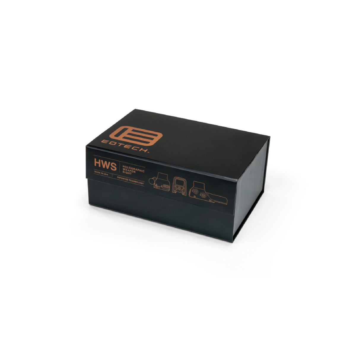 EOTech XPS2-1 holographic weapon sight retail box on a white background