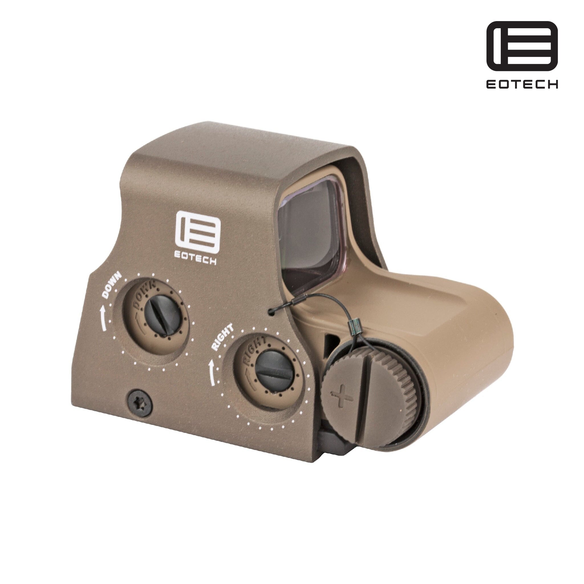 EOTech XPS2-2 holographic weapon sight in tan, 68 MOA ring with (2) 1 MOA dot reticle