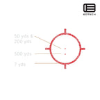 EOTech XPS2-2 holographic weapon sight in tan, close-up product view