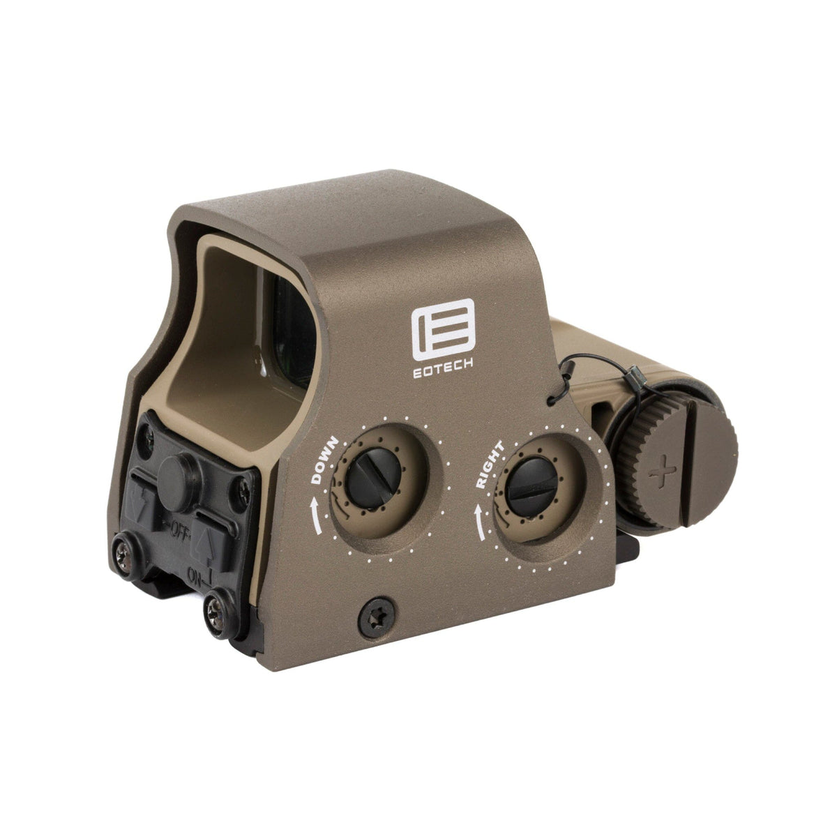 EOTech XPS2-2 holographic sight tan rear three-quarter view showing the buttons