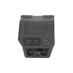 Holosun AEMS Core X2 RD red dot sight side view showing the control buttons