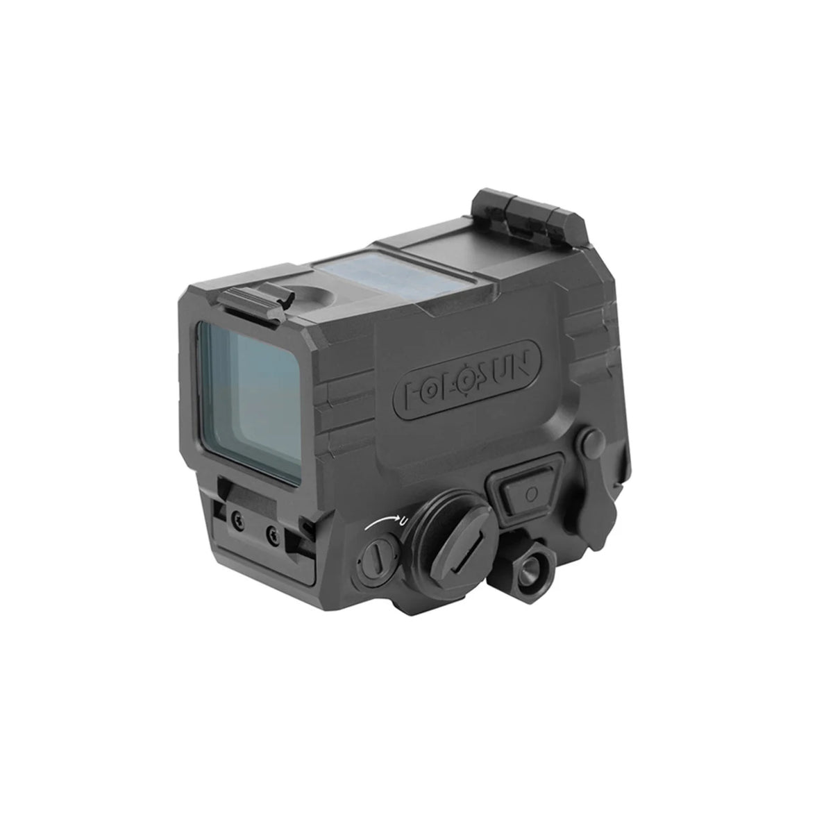 Holosun AEMS EVO Dual red dot sight with green and IR laser rear three-quarter view from the other side
