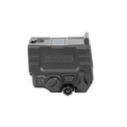 Holosun AEMS EVO Dual red dot sight with green and IR laser rear view from behind showing the window