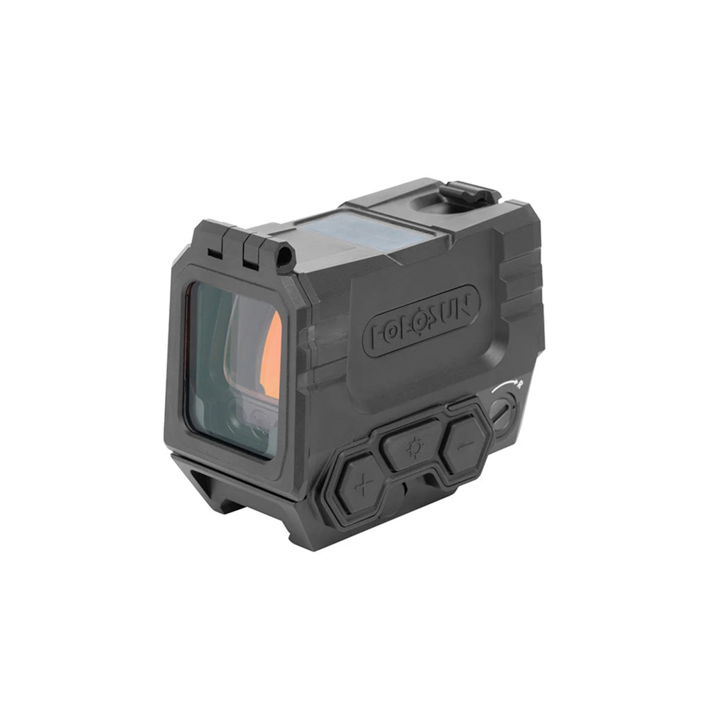 Holosun AEMS EVO Dual red dot sight with green and IR laser front three-quarter view from the other side