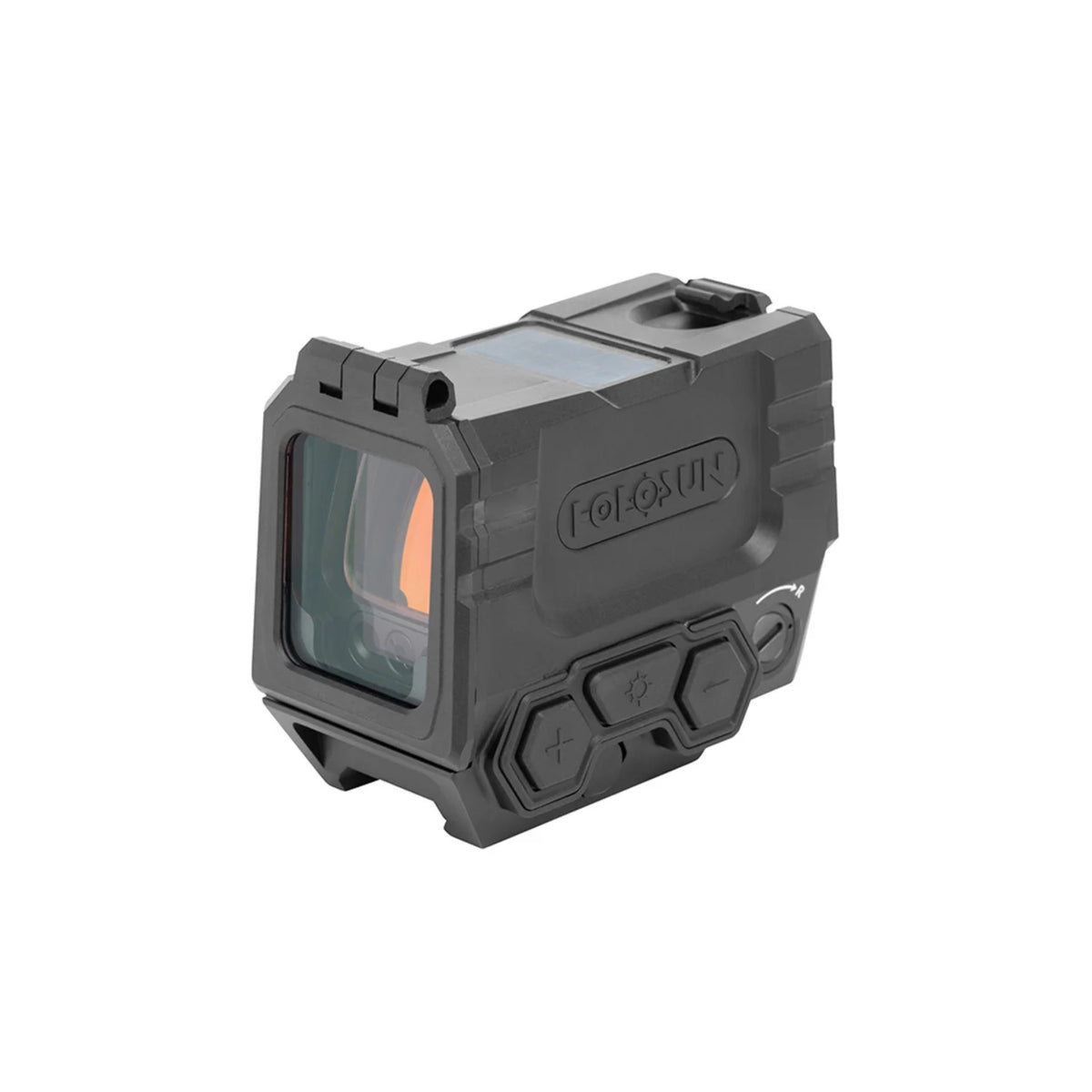 Holosun AEMS EVO Dual red dot sight with green and IR laser front three-quarter view from the other side