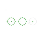 Holosun AEMS EVO GR green multi-reticle system reticle diagram