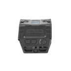 Holosun AEMS EVO RD red dot sight side view showing the control buttons
