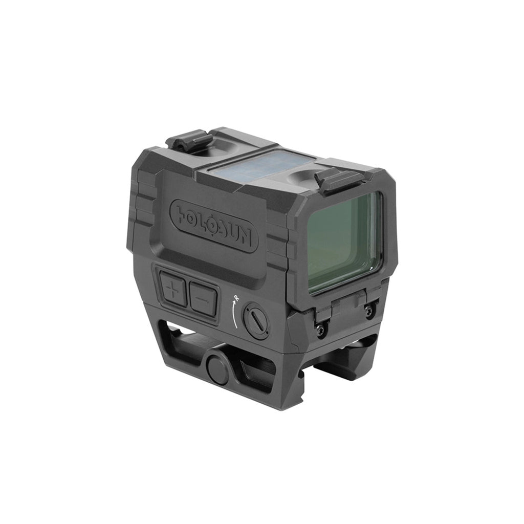Holosun AEMS EVO RD red dot sight rear three-quarter view showing the window