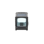 Holosun AEMS Macro GR green dot sight rear view from behind showing the window