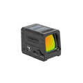 Holosun AEMS Micro GR green dot sight front three-quarter view showing the lens