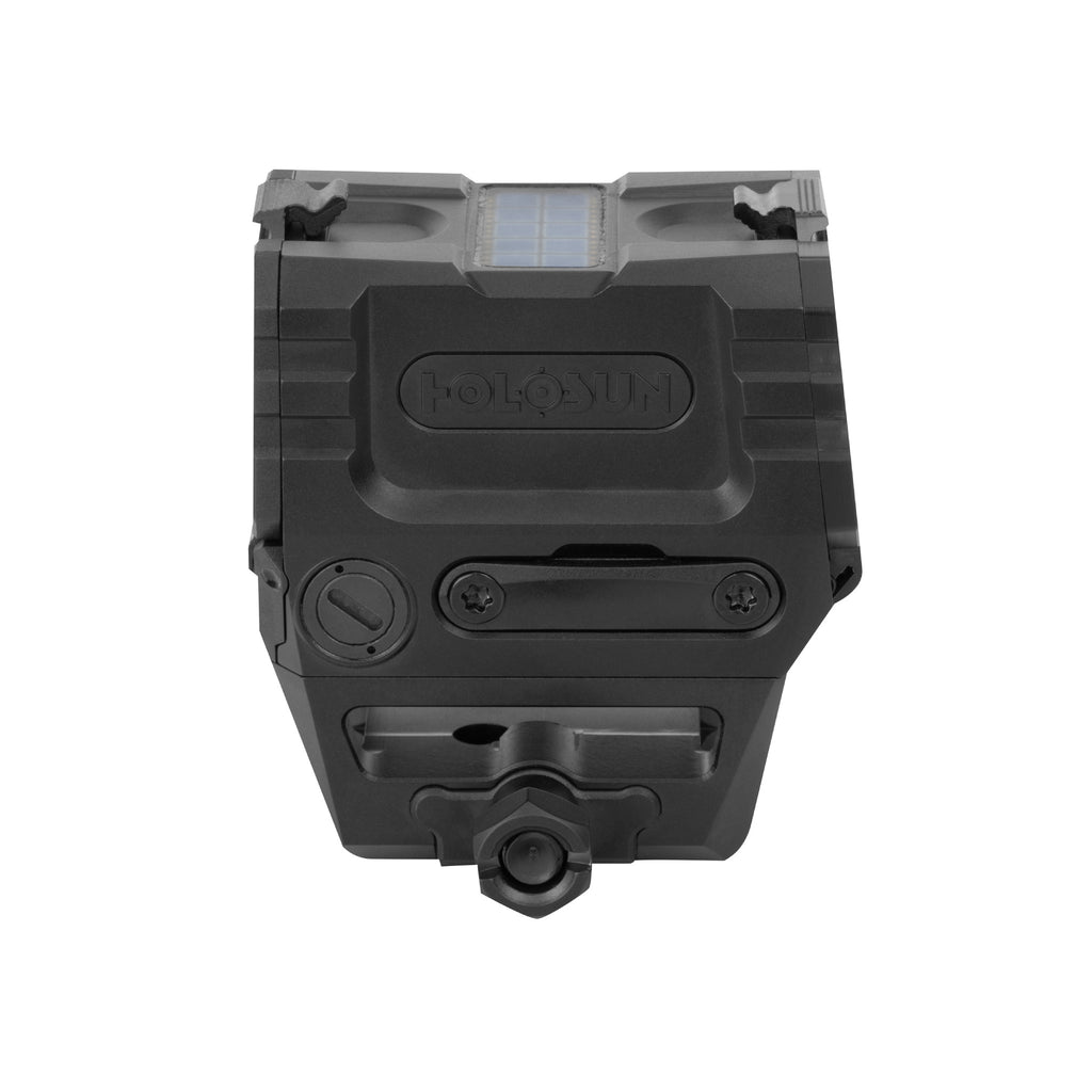 Holosun AEMS Pro X2 RD red dot sight side view with the lens covers closed