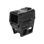 Holosun AEMS Pro X2 RD red dot sight front three-quarter view showing the honeycomb anti-reflection device
