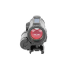 Holosun ARO-EVO Dual red dot sight with green and IR laser rear view from behind showing the window
