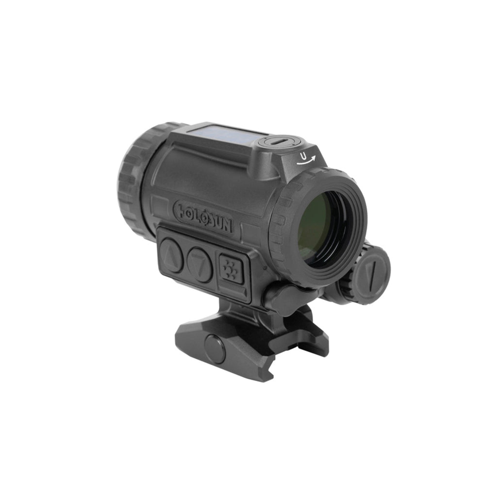 Holosun ARO-EVO Dual red dot sight with green and IR laser front three-quarter view from the other side