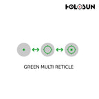 Holosun ARO MRS green dot sight, close-up product view