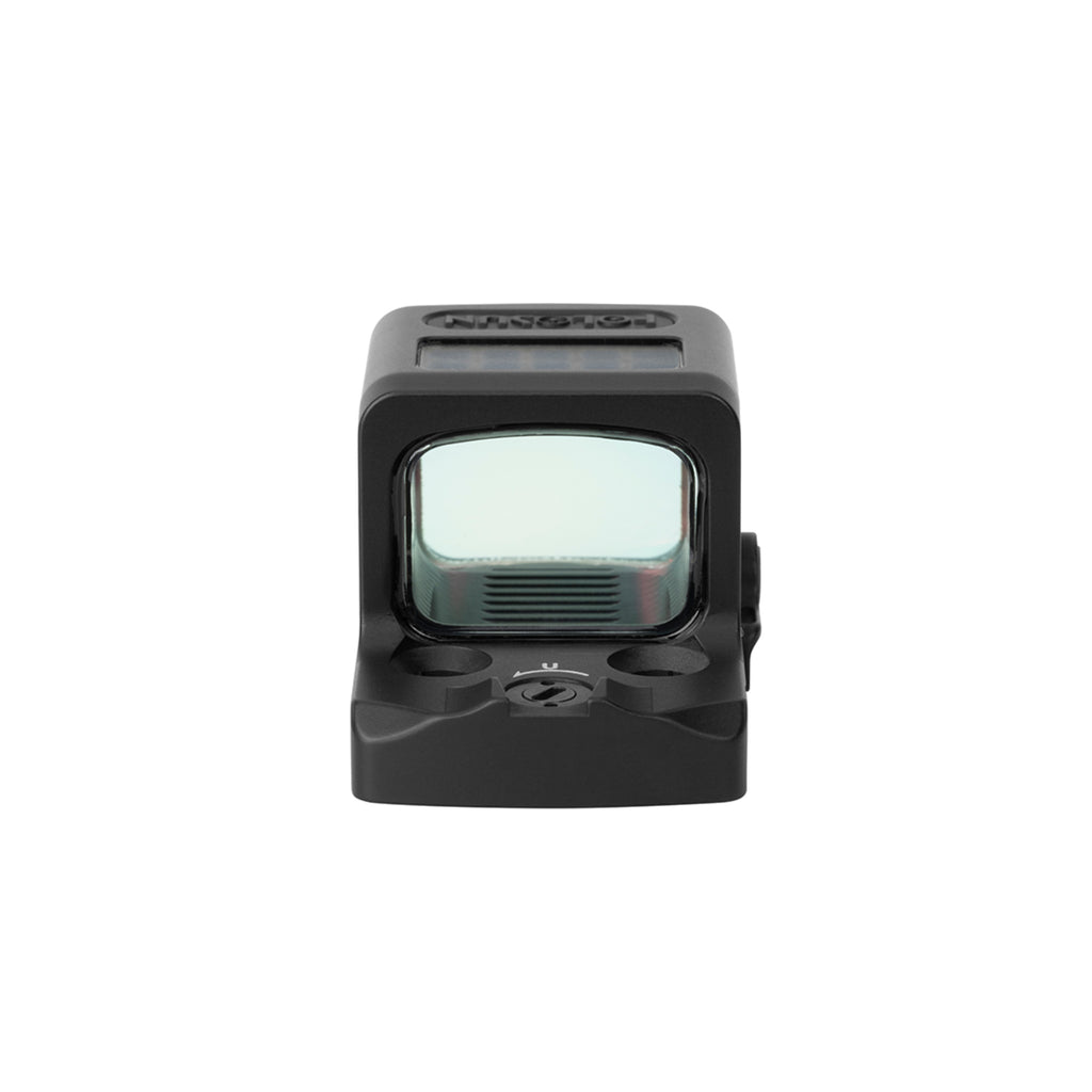 Holosun EPS Carry GR-2 green dot sight front view showing the window on a white background