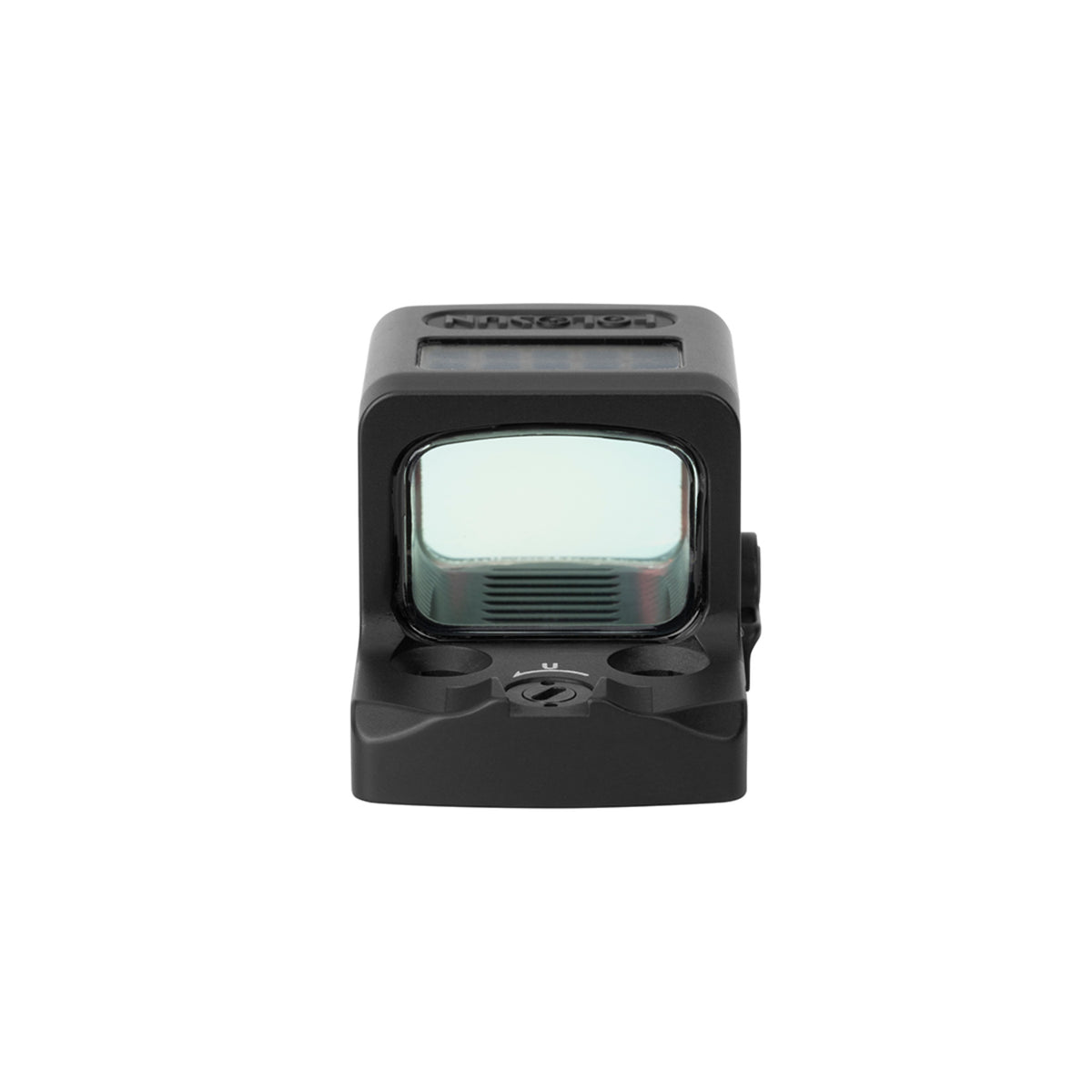 Holosun EPS Carry RD MRS red dot sight rear view from behind showing the window