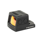 Holosun EPS-GR-2 green dot sight front three-quarter view from the right showing the window and buttons