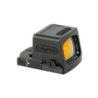 Holosun EPS-RD-6 red dot sight front three-quarter view from the left showing the window and solar panel