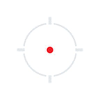 Holosun EPS RD MRS 32 MOA circle with 2 MOA dot reticle diagram