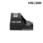 Holosun HE407C X2 green dot sight, an open-emitter reflex optic for pistol use