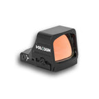Holosun HE407COMP-GR-6 green dot sight front three-quarter view showing the lens
