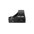 Holosun HE407K-GR X2 green dot sight side view showing the brightness buttons