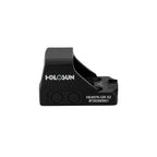 Holosun HE407K-GR X2 green dot sight side view showing the Holosun logo