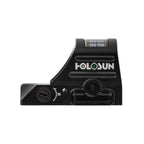 Holosun HE507C-GR X2 ACSS Vulcan green dot sight rear view showing the brightness buttons and solar panel