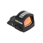Holosun HE507C-GR X2 ACSS Vulcan green dot sight front three-quarter view from the right showing the orange lens