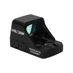 Holosun HE507K-GR X2 green dot sight front view showing the window and Holosun logo