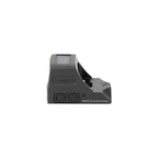 Holosun HE508T-RD X2 red dot sight side view showing the titanium housing on a white background