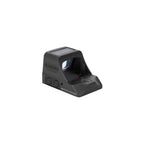 Holosun HE508T-RD X2 red dot sight rear three-quarter view from the right showing the window and buttons