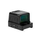 Holosun HE509T X2 gold dot sight side view showing the brightness buttons