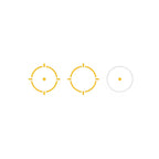 Holosun HE509T X2 gold dot sight multi-reticle system diagram